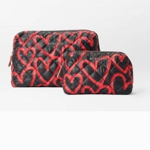 Mz wallace valentine mica bundle cosmetic pouch